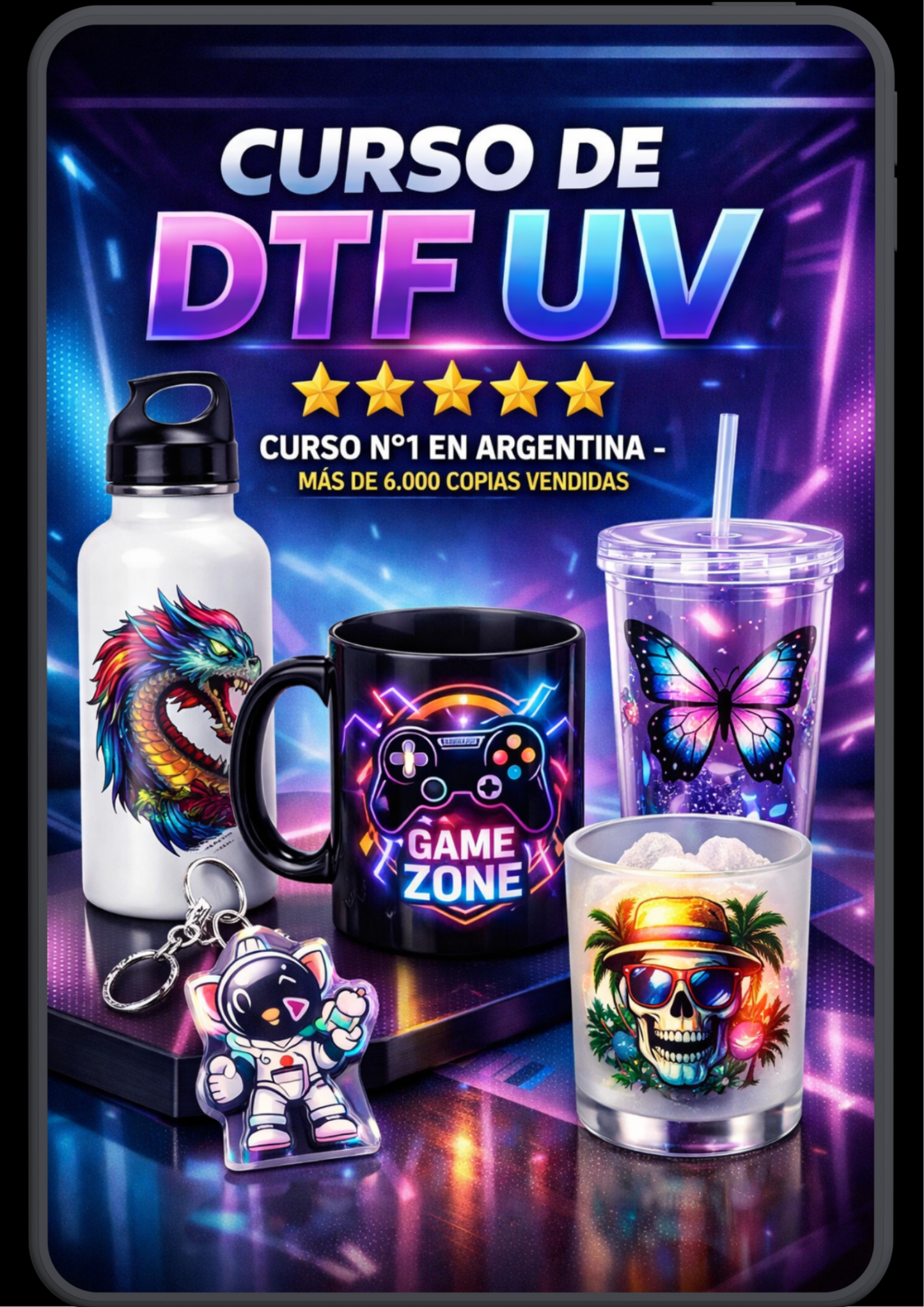 CURSO: DTF UV productos que se venden todos los días